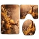 thumbnail image 1 of ABPHQTO Sunset Elk Ciervos en la montaña Juego de alfombras de baño de 3 piezas Alfombra de baño Alfombra de contorno y tapa de inodoro ABPHQTO Cont-CHAPPLE-33789, 1 of 2
