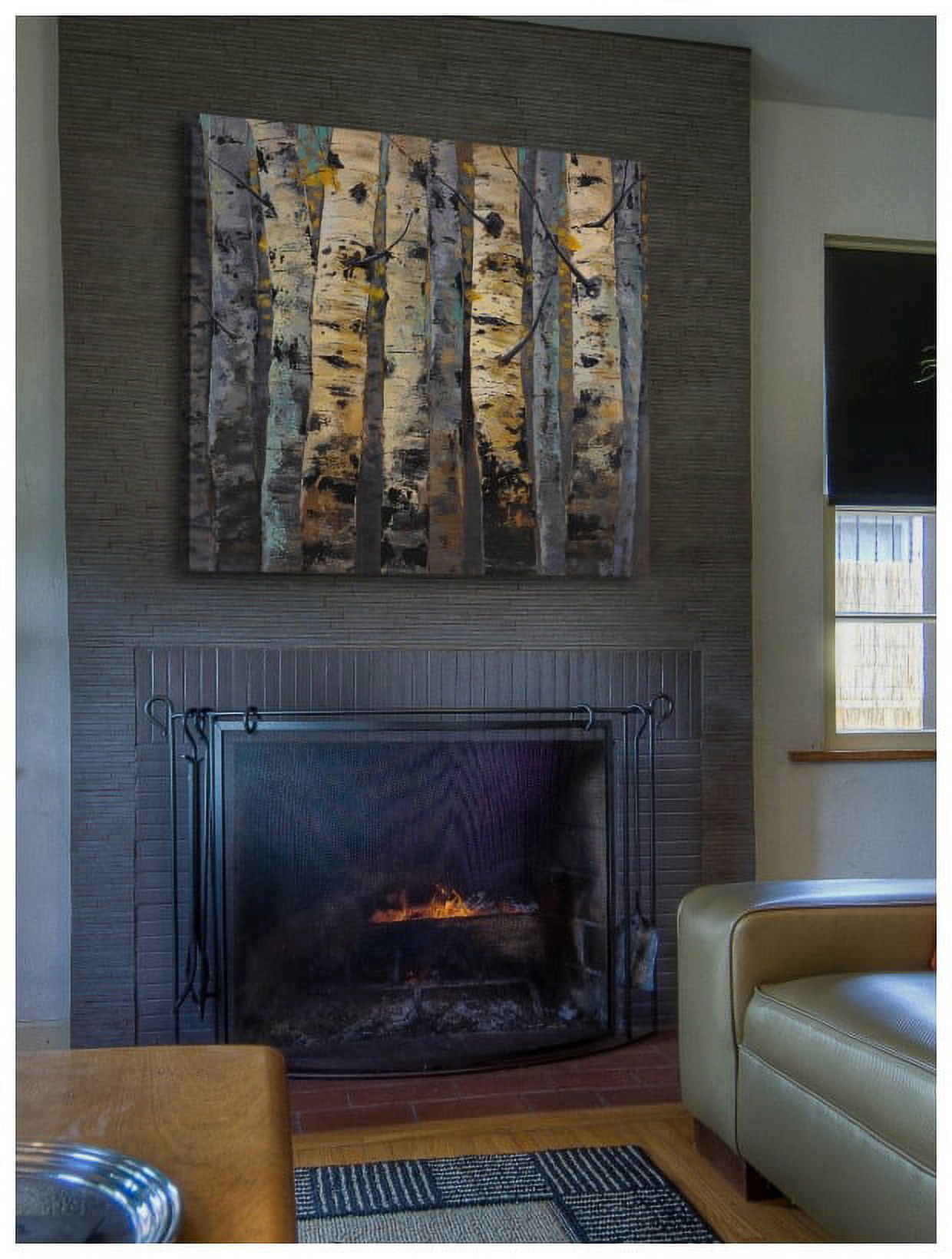 "Gold Infusion II" Painting Print on Wrapped Canvas