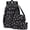 Black White, variant on Bow Backpack for Women Kawaii Coquette Nylon Backpack 3Pcs Set Cute College Laptop Rucksack Fashion Travel Daypack (White Pink)