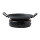 thumbnail image 1 of Plancha Sartén Wok Utensilios de Cocina Doble Asa Calentador Bandeja Seca Camping Shabu Caliente Negro, 1 of 9