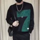 thumbnail image 5 of Ropa para hombre, sudadera sin capucha, sudadera con estampado para hombre, camiseta blanca, sudadera gráfica sencilla de algodón, sudadera de lujo, ropa de calle emo, 5 of 5