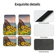 thumbnail image 4 of Fotbe Horse Sunflowers Juego de 4 Tapetes para Auto con Estampado – Alfombrillas de Goma Reforzada, Diseño Antideslizante, Protección para Todo el Año – Vehículos, Autos, Camionetas y SUVs, 4 of 7