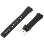 Angle View: voguestrap tx16g13 allstrap 16mm black regular-length fits casio sport and diver watchband