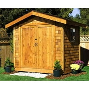 Greenstone Aspen Cedar Shake Shed Kit, 8' x 6'