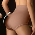 thumbnail image 4 of Arnsht Women's V Leg Extra Firm Control Brief Panty Coffee XL, 4 of 5