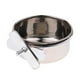 thumbnail image 5 of 2xAves Ardillas Jaulas para Loros Comedero para Mascotas Tazón de Agua de material acero Inoxidable para Alimentos S Yuyangstore Cuenco para pájaros de acero inoxidable, 5 of 8