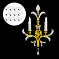 thumbnail image 4 of Shisuyan 12 Pcs Housse de Support de Lampe Douille de Base de Lustre Accessoires d'Éclairage, 4 of 9