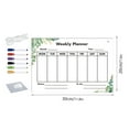 thumbnail image 3 of Discounted Stock! Hanging Erasable Acrylic Weekly Planner Notepad G, B, 11.7*7.8*1.17In, Acrylic An Acrylic Weekly Planner And Six Pens Relocy, 3 of 7