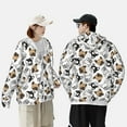 thumbnail image 4 of Lsque French Bulldog3 Pattern UPF 50+ Lightweight Sun Protection Men's Women's Long Sleeve Shirt, Hoodie Performance -Small, 4 of 7