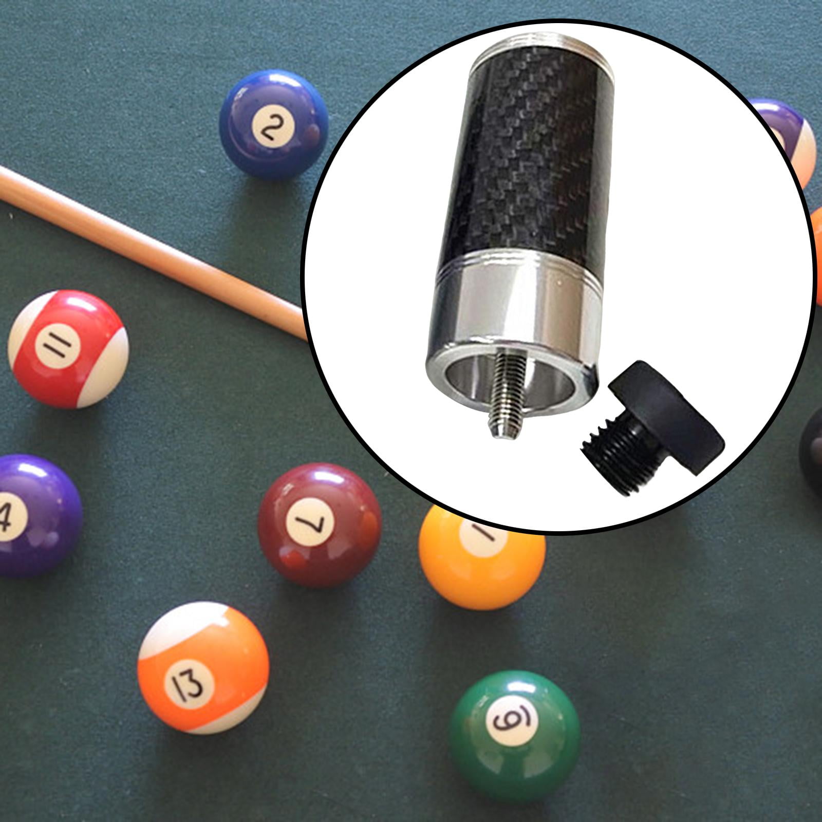 DimyFew Billiards Pool Cue Extension Snooker Cue Cue Extended Cue End Lengthener Cue End Length 7.5cm