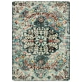 thumbnail image 3 of Wonnitar 4'x6' Area Rugs for Living Room Boho Floral Washable Entryway Mat Soft Ultra Thin Laundry Room Rug Indoor Floor Accent Carpet for Bathroom Mudroom Basement Studio, 3 of 9