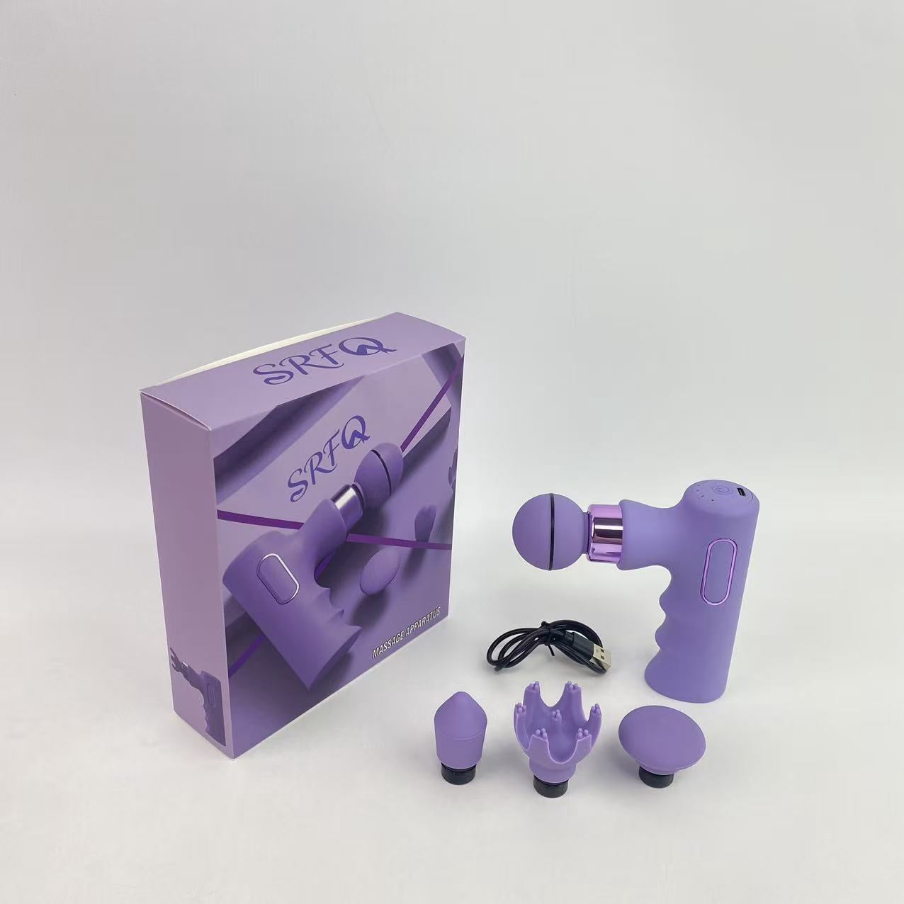 SRFQ Massage apparatus, mini massage gun, pocket massage gun, portable