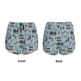 thumbnail image 3 of Daiia Camping Caravan Pattern Women's 2 in 1 Running Shorts - Lightweight Athletic Workout Gym Yoga Shorts Liner with Phone Pockets-XX-Large, 3 of 7