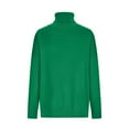 thumbnail image 6 of Lovskoo Sweaters for Women Trendy Casual Long Sleeve Turtleneck Sweater Green, 6 of 7