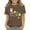 Brown, variant on KAUOD Kids Happy Easter T Shirts Color Letters Printed Tees Short Sleeve Pullover Crewneck Shirts for Girls Easter Tops