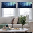 thumbnail image 4 of LALILO Kitchen Curtain Valance Colorful Underwater Life Rod Pocket Window Curtain 52"x 18" Set of 2, 4 of 5