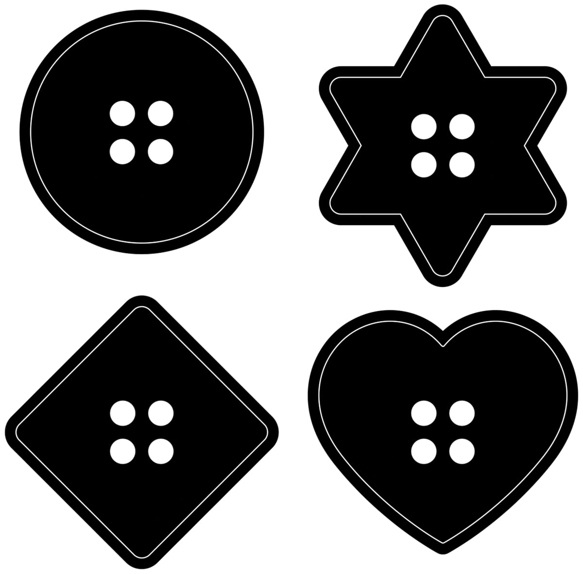 Darice Embossing Essentials DiesButtons