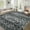 Black, variant on CAROMIO Pink Runner 2' x 6' Area Rug Boho Distressed Machine Washable Modern Geometric Moroccan Carpet