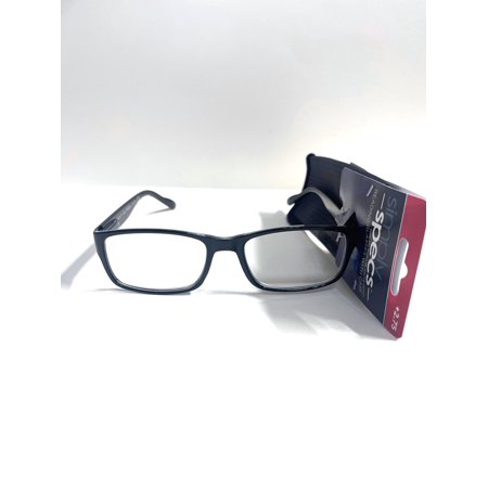 Foster Grant Simply Specs Dan solid black +2.75