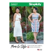 Simplicity Sewing Pattern R11366 (8927) - Misses' Tie Front Tops and Skirts by Mimi G Style, Size: U5 (16-198-20-22-24)
