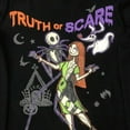 thumbnail image 2 of Nightmare Before Christmas Girls Long Black Halloween T-Shirt Tee Shirt XL (14), 2 of 2