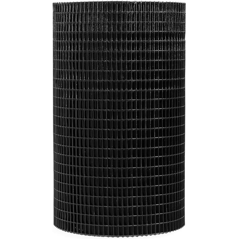 16 Gauge Black Vinyl Coated Welded Wire Mesh Size 1 inch by 1 inch -  FencerWire