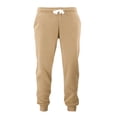 thumbnail image 3 of Men's Casual Fleece Sweater Pants Gym Running Athletic Jogging Track Suit Set (Taupe, 2XL), 3 of 4