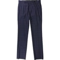 thumbnail image 1 of Theory Mens Spacedye Grid Dress Pants Slacks, Blue, 31W x UnfinishedL, 1 of 2