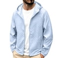 thumbnail image 6 of Danhjin Men's Sun Protection Jackets Hooded Long Sleeve Outerwear Fishing Hiking Lightweight Full Zipper Jackets, 6 of 8