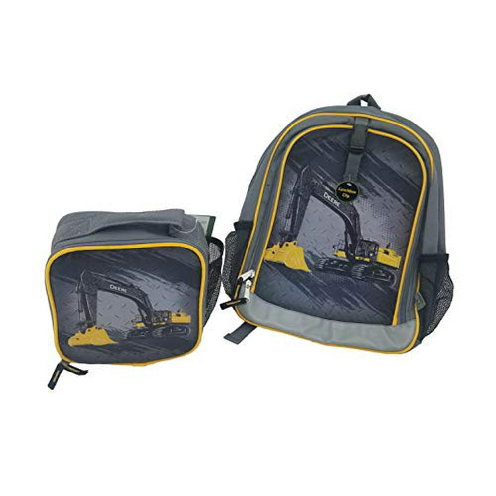 John Deere Excavator Backpack/Lunchbox Set LP74363/LP74368 Walmart
