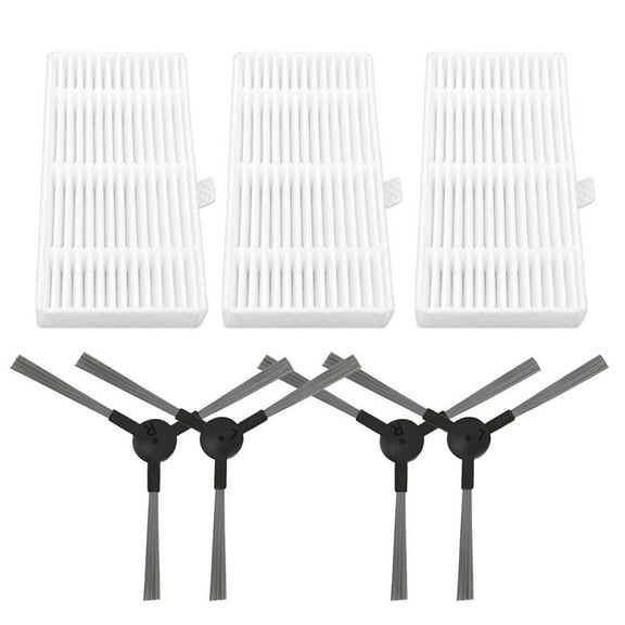 Side Brush Filter Cloth Replacement Parts Compatible For Mamnv Br150/Br151 For Gttvo Br150 Robot Vacuum Cleaner