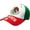 Baseball Cap, variant on Mexico Flag Mesh Trucker Hat Breathable Outdoor Sun Baseball Cap 56-60cm