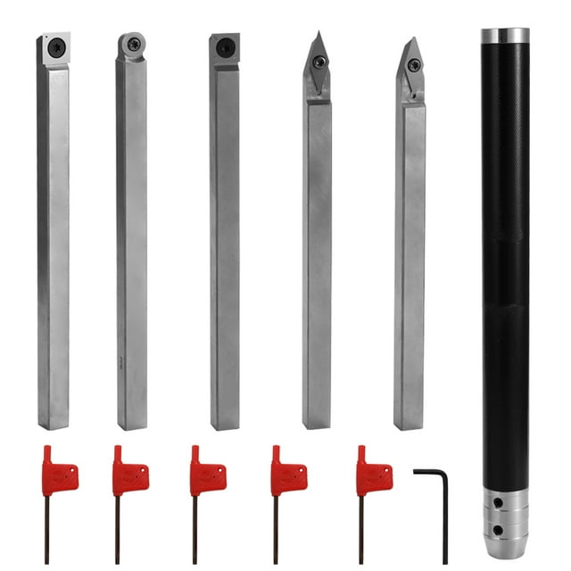 Alloy Steel Lathe Wood Turning Tool Carbide Insert Wrench Cutter Tools Aluminum Alloy Handle Woodworking Tool