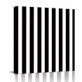 thumbnail image 2 of Canvas Wall Art Black and Canvas Art Print White Stripe Pictures Wall Decor for Living Room Bedroom Artwork Decorations Stretched Framed Ready to Hang 12"x12", 2 of 9