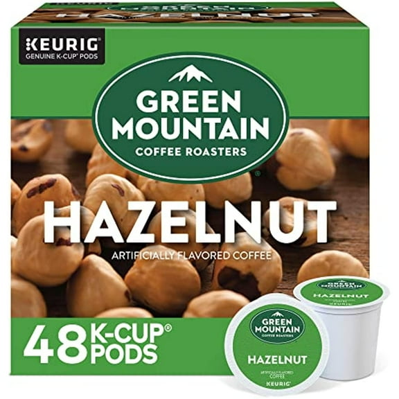 Green Mountain Coffee Roasters Hazelnut Coffee, Keurig Single Serve K-Cup Pods, Light Roast, 48 Count