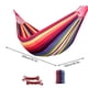 thumbnail image 4 of Garden Cotton Hammocks Comfortable Fabric Hammocks With Tree Straps For Hanging Sturdy Hammocks Up To 660lbs Portable With Travel Bag For Camping Outdoor Travel Essentials, 4 of 7