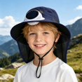 thumbnail image 2 of Womens Sun Hat Solar Powered Kids Sun Hat with Neck Shield and Wide Brim Outdoor Sun Beach Hat, 2 of 6