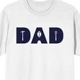 thumbnail image 2 of Dad Life Is The Rad Life Tools In Text Crew Neck Short Sleeve Men's White T-shirt-Medium, 2 of 4