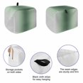 thumbnail image 4 of Sage Green Grey Ombre Toaster Cover 2 Slice, Modern Abstract Art Gradient Dustproof Bakeware Oven Protector with Top Hook, Waterproof Small Kitchen Appliance Toasters Dust Cover, 12"x7.5"x8", 4 of 8