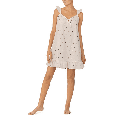 Kate Spade New York BUSY BEE Cotton Poplin Chemise, US Medium