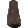 thumbnail image 2 of STYLE & COMPANY Womens Brown Padded Comfort Wileyy Almond Toe Block Heel Zip-Up Booties 10.5 M, 2 of 2