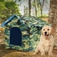 thumbnail image 3 of Casa para perros s al aire libre con cojín extraíble y techo Cama para gatos pequeña para perros 38cmx35cmx38cm Yuyangstore Casa para gatos al aire libre, 3 of 8