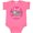 Hot Pink, variant on Inktastic Just Arrived Baby Sloth Girls Baby Bodysuit
