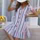 thumbnail image 1 of Vestido de manga corta para mujer, vestido de manga corta para mujer, vestido casual de verano, vestido casual de manga corta, diseñado meticulosamente, 1 of 6