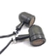 thumbnail image 2 of Luz de giro de aluminio universal para motocicleta Honda Shadow Yamaha V-Stars Triumph Cafe Racer, indicador de lente de malla LED, 2 of 4
