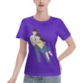 thumbnail image 1 of T-Shirt Basique à Manches Courtes pour Femmes Conan et Xiaolan, 1 of 6