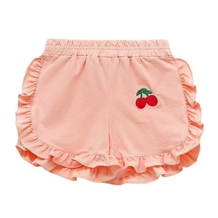 

EnJoCho Fashion Child Kids Girls Summer Cute Ruffle Printing Shorts Pants Juniors Leggings Pack Girls 12-14 Clothes Baby Girl Knitted Pants Little Toddler Girls Shorts Pants