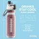 thumbnail image 3 of Botella de agua nebulizada O2COOL Mist 'N Sip, 600 ml, diseño de fútbol, 3 of 9