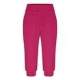 thumbnail image 4 of Ruimatai Women's Yoga Capris Pants High Waisted Loose Soft Workout Pants with Pockets for Running Outdoor Sports Casual Stretchy Comfortable, 4 of 6