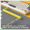thumbnail image 5 of Lexontech TKL K87 Hot Swappable Gaming Keyboard and Cloud Wrist Rest Pad and Custom Coiled USB C Cable, Wireless 2.4GHz/Bluetooth 5.1/Wired, LIGHTSYNC RGB, Mechanical Keyboard Palm Rest Red Switches, 5 of 10